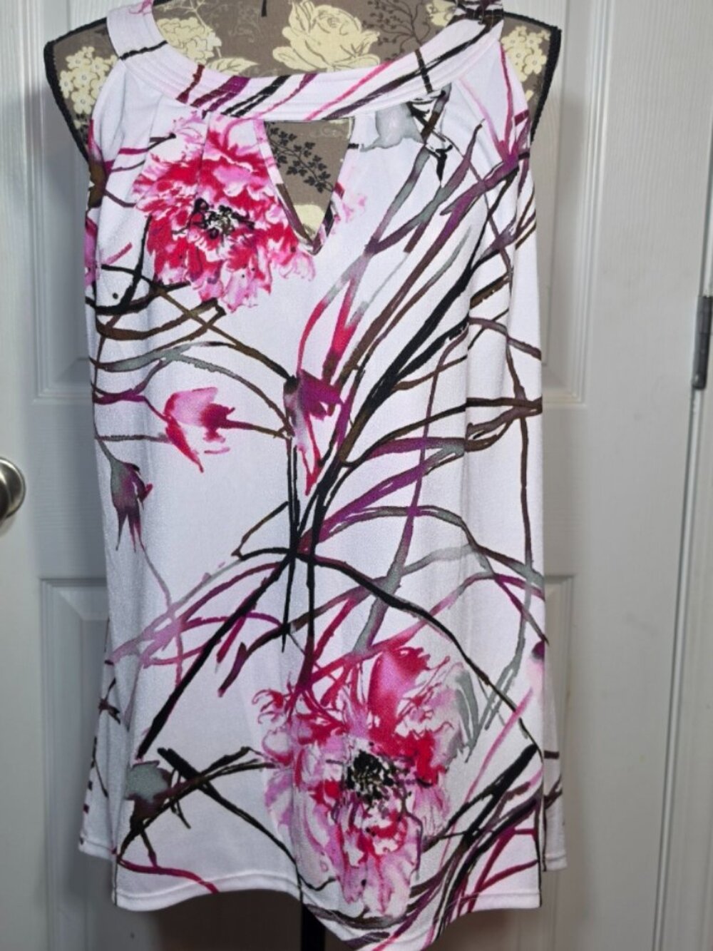 Floral Sleeveless Top